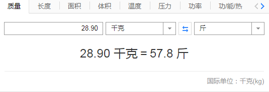 28.90是多少斤？