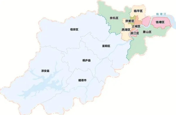 杭州区域划分来自是什么?