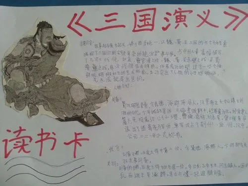 《三国演义》读书卡内容有哪些?