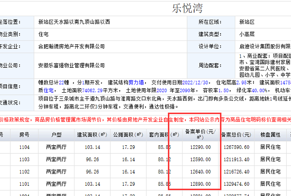 合肥市发改委房屋备案价如何查询？