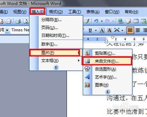 word插入图片怎么排版