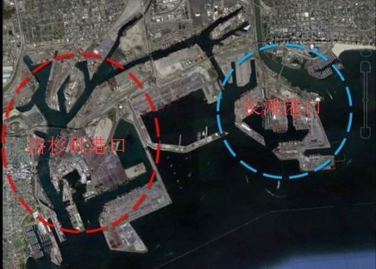 美国港口 LA/LONG BEACH 和 LONG BEACH CA 是一个吗