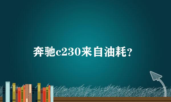 奔驰c230来自油耗？