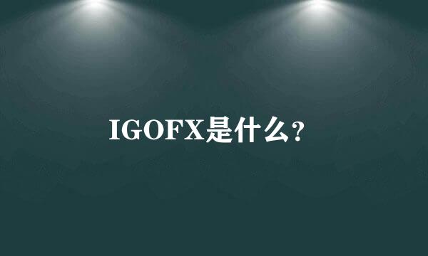IGOFX是什么？