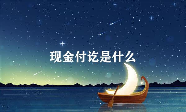 现金付讫是什么