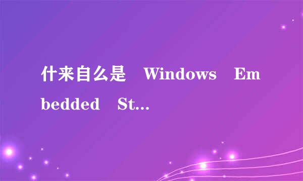 什来自么是 Windows Embedded Standard 7