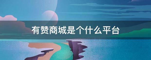 有赞商城是个什么平台
