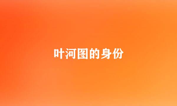 叶河图的身份