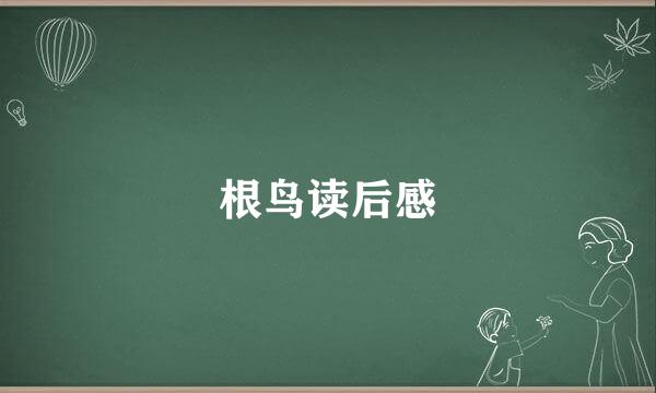 根鸟读后感