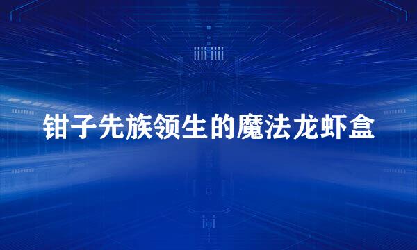 钳子先族领生的魔法龙虾盒