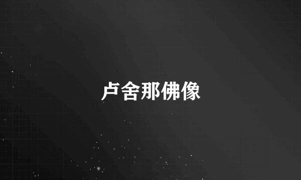 卢舍那佛像