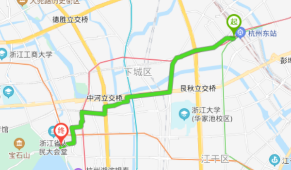杭州东站去西湖地铁做几号线
