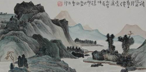“清风明月来自本无价，近水遥山皆有情”什么意思?