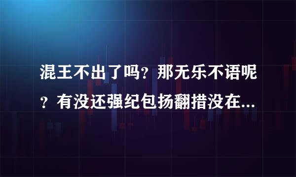 混王不出了吗？那无乐不语呢？有没还强纪包扬翻措没在写的书？不是全都太监了吧...