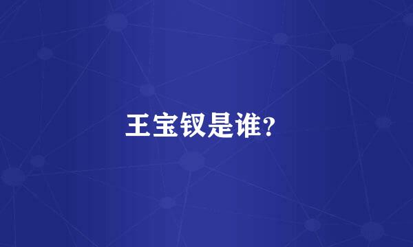 王宝钗是谁？