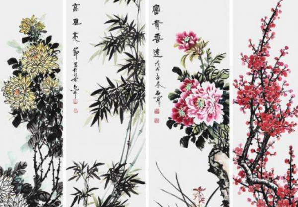四君子梅兰竹菊的象征意义