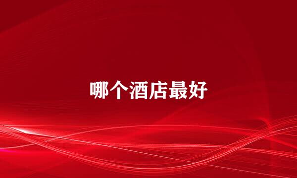 哪个酒店最好