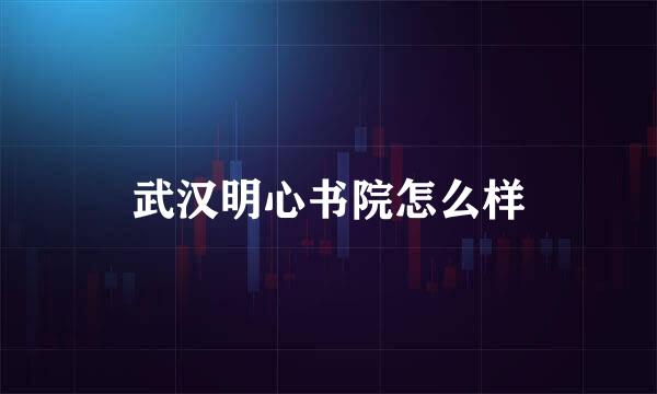 武汉明心书院怎么样
