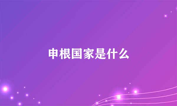 申根国家是什么