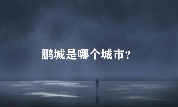 鹏城是哪个城市？