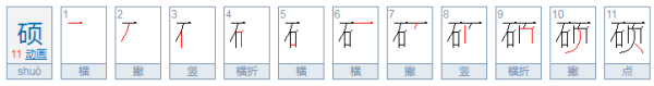 硕和砚怎么读