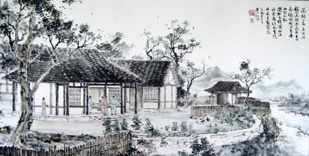 古诗过故人庄孟浩然带拼音版