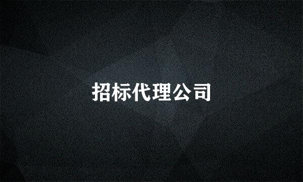 招标代理公司