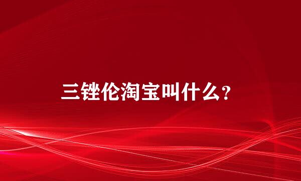 三锉伦淘宝叫什么？