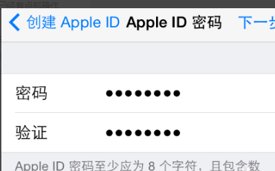 请输入有效的电来自子邮件地址作为您的Appleld
