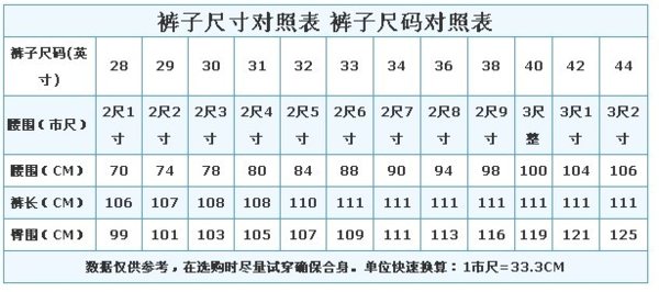 腰围80公分是多少尺码？