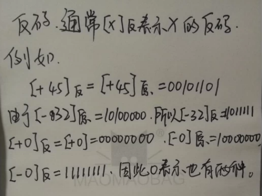 原码、补码、反码之间是怎样转换的?