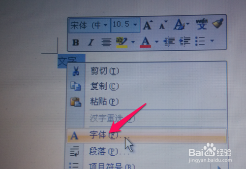 word中如来自何将字体拉长?