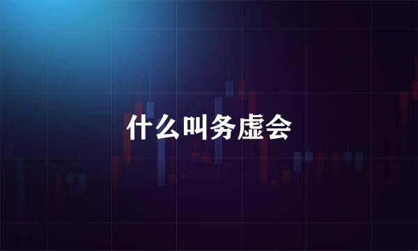 什么叫务虚会