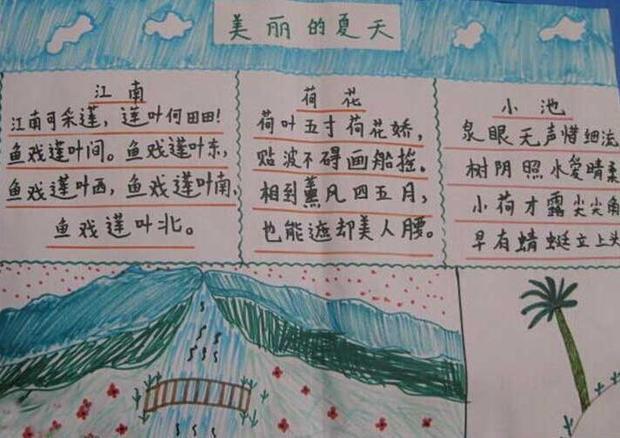 小暑手抄报简单好看