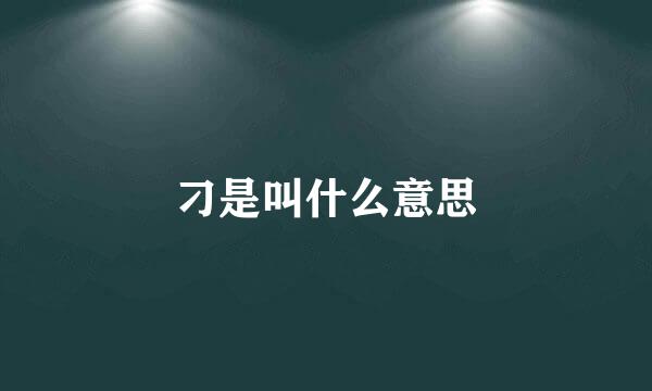 刁是叫什么意思