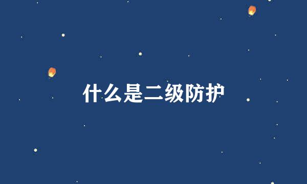 什么是二级防护