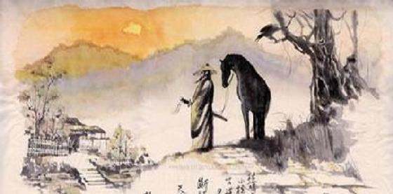 古道西风瘦马对下一句对联